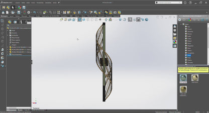 Luminária Espiral Mètallique De Parede